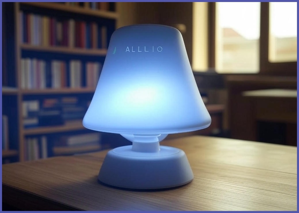 ALLILIO 스탠드 학습용 LED 와이드 스탠드 블루라이트 차단 시력보호 공부조명