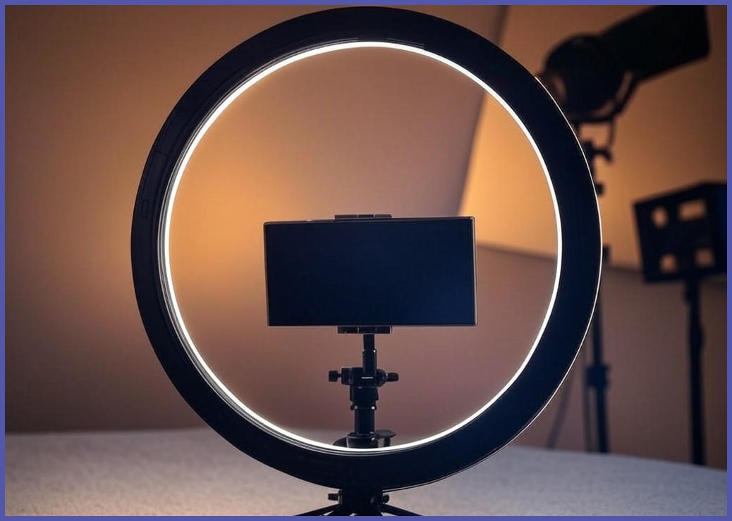 바라보고 LED 링라이트 방송 촬영 유튜브용 조명 26cm, LED 링라이트 26CM, 본상품선택, 1개