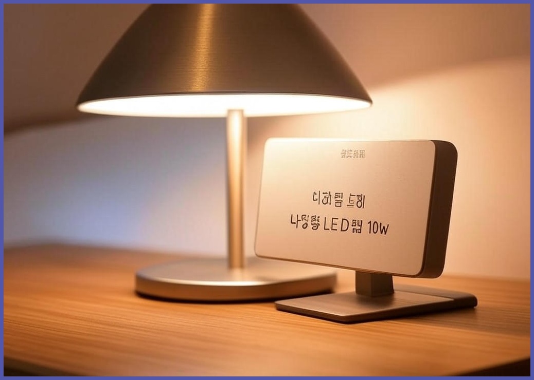 번개표 컨버터 내장형 LED램프 10W