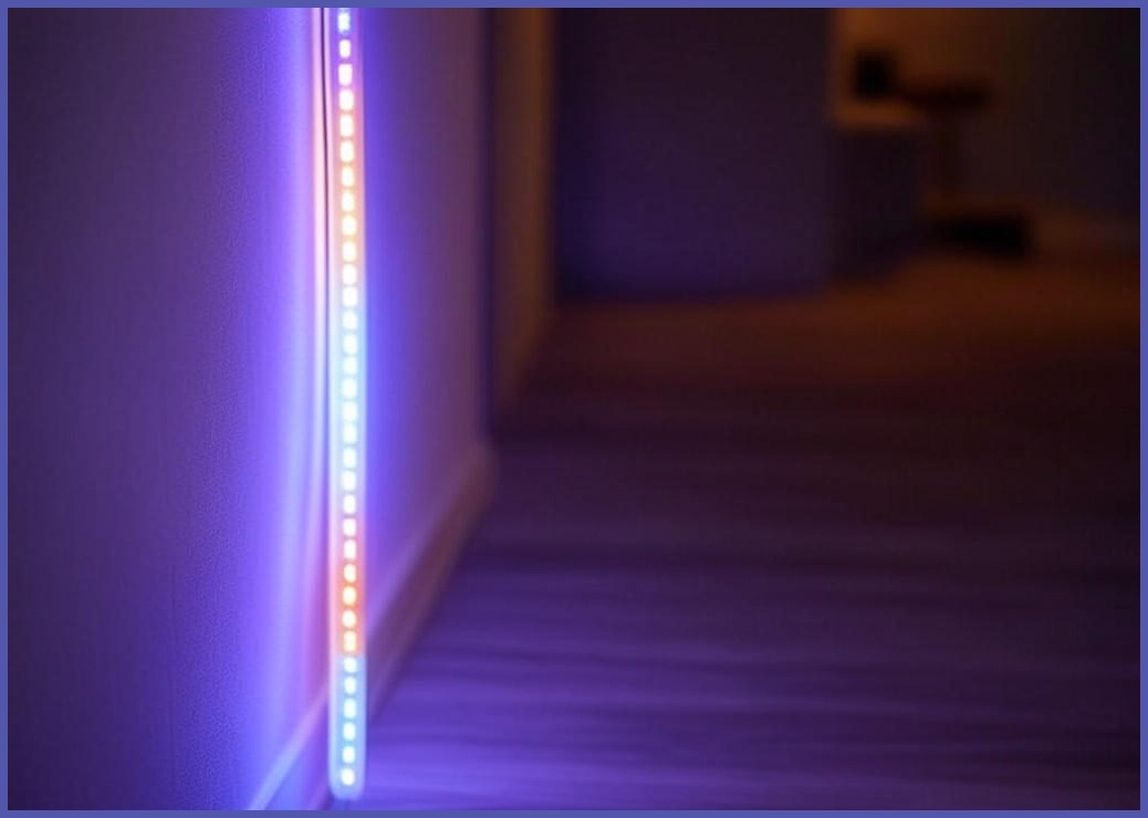 비상 루시 LED RGB 간접 줄조명 10m, 혼합색상, 1개