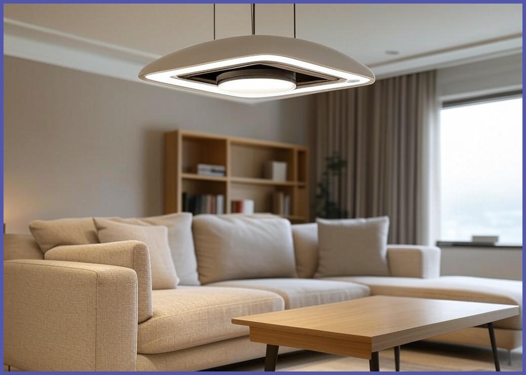 원하 삼성 칩 미러 거실 플리커프리 LED 천장등 60W