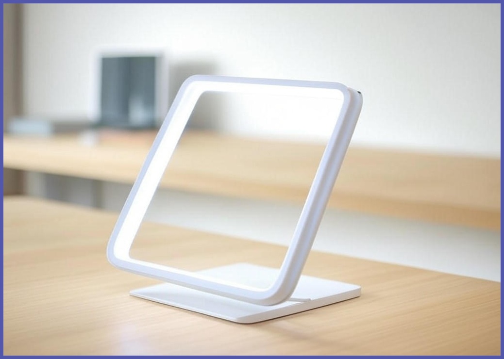 플랜룩스 무선 LED 스탠드 LSV-01, 화이트
